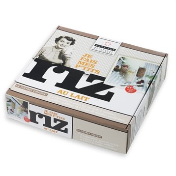 Sucres, arômes et ingrédients : Coffret je fais mes p'tits riz au lait 4 préparations